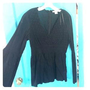 Michael Kors Eyelet waisted blouse